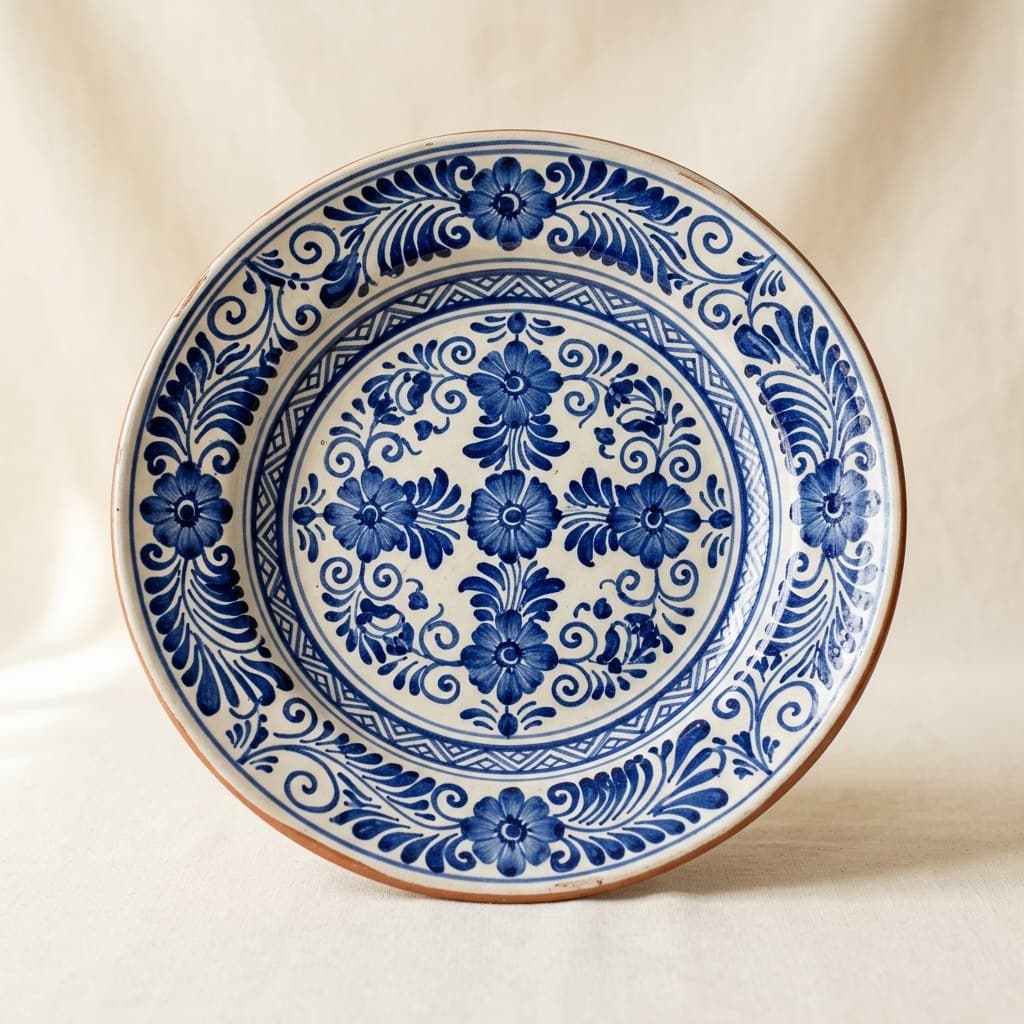 Plato Talavera Mayólica